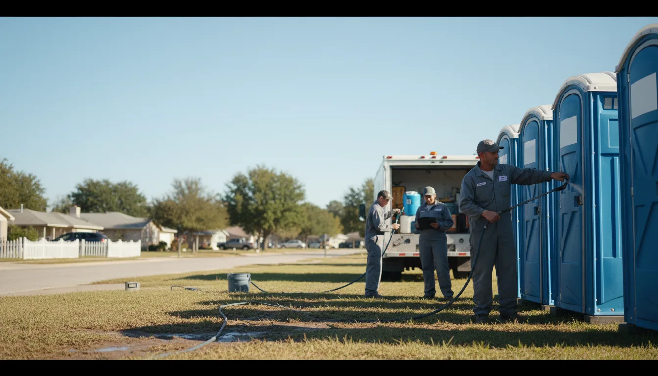 Long-Term Portable Toilet Rental in Wellington, KS near me